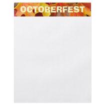 OCTOBERFEST Flyer paper Autumn Leaves