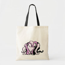 Octoheart Canvas Bag