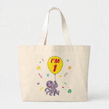 Octopus 1st Birthday Bags