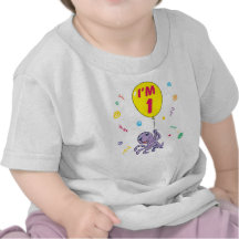 Octopus 1st Birthday Shirt