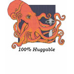 Octopus and Alien Friend 100% Huggable t-shirts