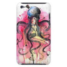 Octopus and child iPod touch case