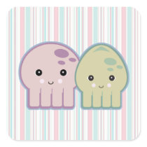 octopus and squid pals stickers