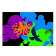 Octopus Business Card Templates