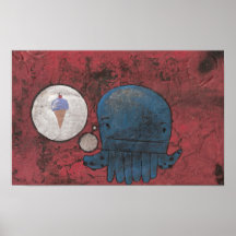 octopus like ice cream print