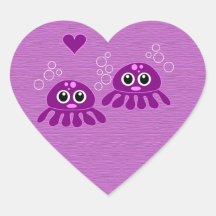 Octopus Love customizable stickers
