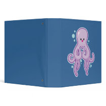 Octopus Loves You Vinyl Binders