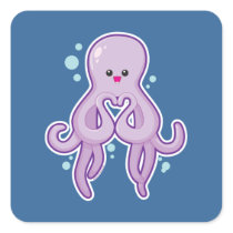 Octopus Loves You Sticker