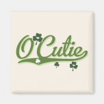 O'Cutie Irish Shamrock Magnet
