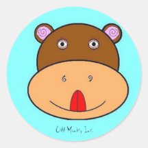 Odd monkeys Inc. Sticker