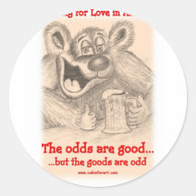 Odds are good in Alaska Sticker