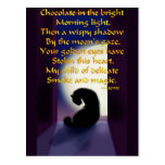 Ode to a Black Cat Postcard