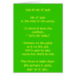 Ode to my ol' lady greeting card