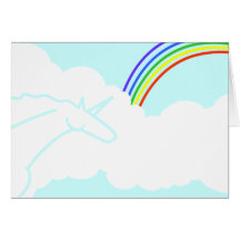Ode to the '70s Rainbows & Unicorns Birthday Card
