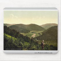 Oderthal and view of Brocken, Hartz, Germany magni Mouse Pads