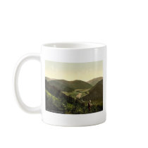 Oderthal and view of Brocken, Hartz, Germany magni Coffee Mugs