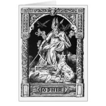 Odhin, by Johannes Gehrts, 1901 Cards