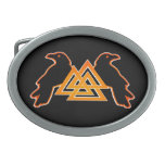 Odins Ravens Belt Buckle