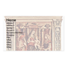 Odoni Altar Overview Middle PanelBy Crivelli Carlo Business Card
