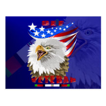 OEF Afghanistan Veteran Postcard