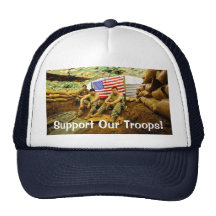 OEF Soldiers, Support Our Troops Hats