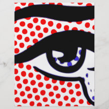 Oeil d'art de bruit prospectus en couleur