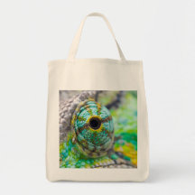 Oeil de caméléon sacs de toile