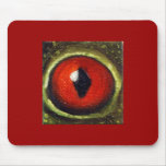 Oeil de grenouille agrandi tapis de souris
