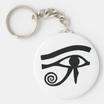 Oeil de Horus hiéroglyphique Porte-clef