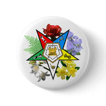 OES floral Emblem Button