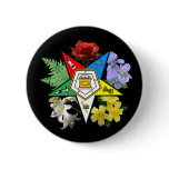 OES floral Emblem Button