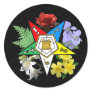 OES Floral Emblem sticker