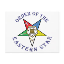 OES LETTERED POST CARD