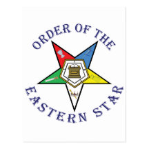 OES LETTERED POSTCARD