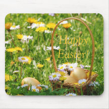 Oeufs de pâques d'or Mousepad Tapis De Souris
