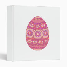 Oeufs peints par rose