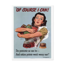 "Of Course I Can!" Postcards