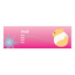 Of flowers and hamsters business cards
