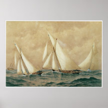Off Brenton's Reef, 1883 Posters