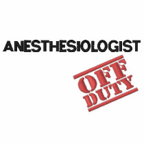 Off Duty Anesthesiologist Polo Shirt