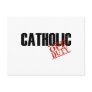 OFF DUTY CATHOLIC LIGHT POST CARD