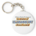 Off Duty EMERGENCY Keychain