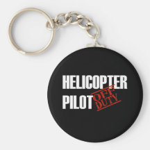 OFF DUTY HELICOPTER PILOT DARK KEYCHAINS