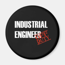 OFF DUTY INDUSTRIAL ENGINEER DARK MAGNET