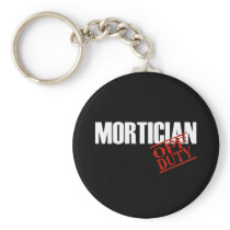 OFF DUTY MORTICIAN DARK KEY CHAINS