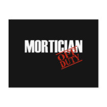 OFF DUTY MORTICIAN DARK POSTCARD