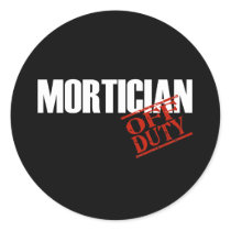 OFF DUTY MORTICIAN DARK STICKER