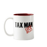 OFF DUTY TAX MAN mugs