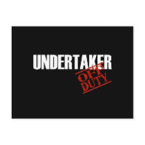 OFF DUTY UNDERTAKER DARK POSTCARDS