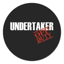 OFF DUTY UNDERTAKER DARK STICKERS